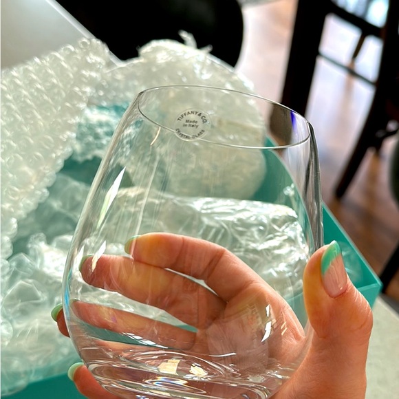 Tiffany & Co. Dining Tiffany And Co Stemless Wine Glasses Poshmark